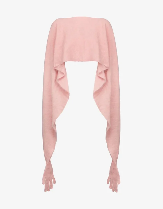 Capuche en mohair vaporeux
