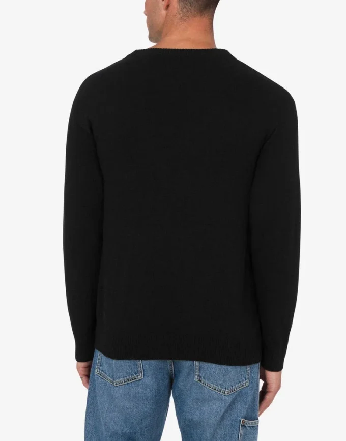 Cardigan en laine et cachemire Broderie couronne de laurier Cardigan en laine et cachemire Broderie couronne de laurier