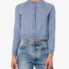 Cardigan en laine et soie Golden M Cardigan en laine et soie Golden M