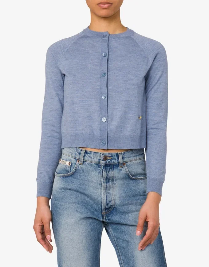 Cardigan en laine et soie Golden M Cardigan en laine et soie Golden M