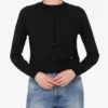 Cardigan en laine et soie Golden M Cardigan en laine et soie Golden M