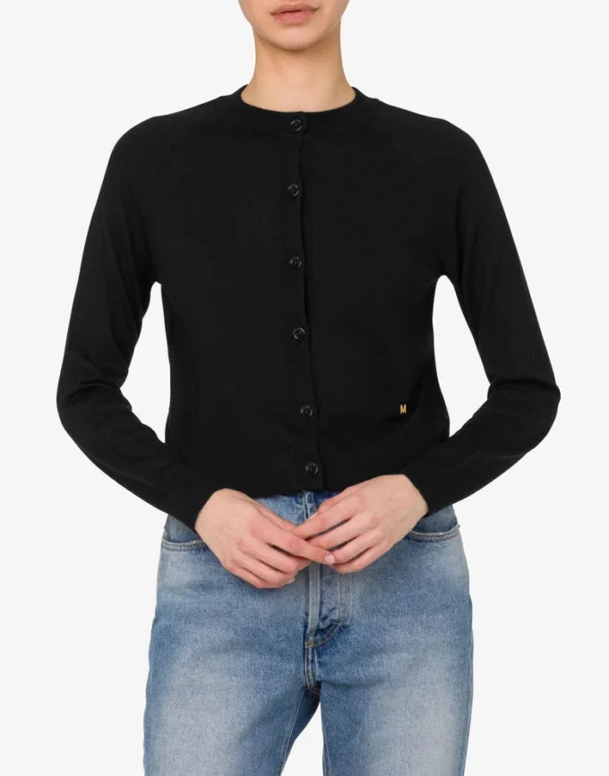 Cardigan en laine et soie Golden M Cardigan en laine et soie Golden M