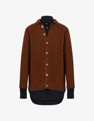 Cardigan en laine Shetland