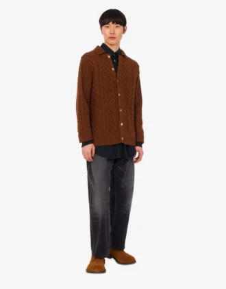 Cardigan en laine Shetland