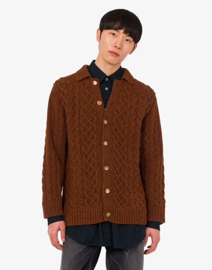 Cardigan en laine Shetland Cardigan en laine Shetland