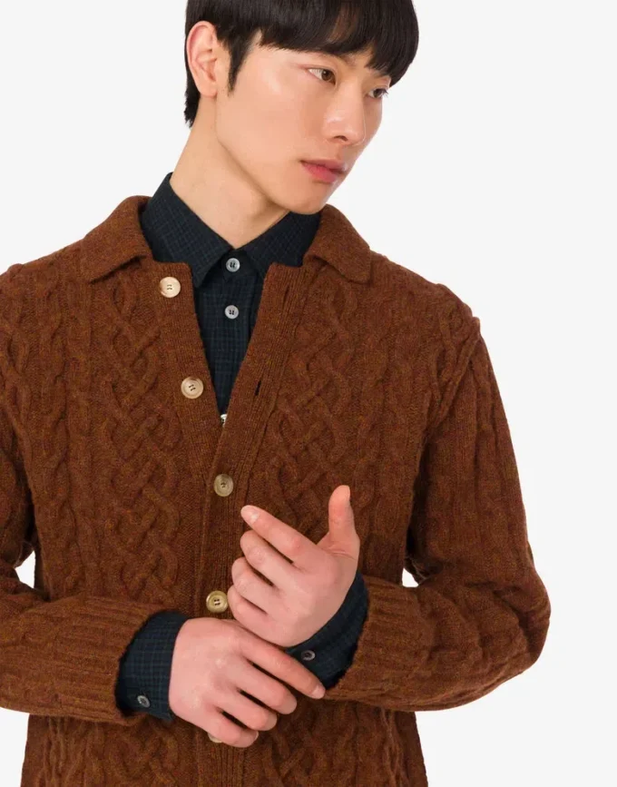 Cardigan en laine Shetland Cardigan en laine Shetland