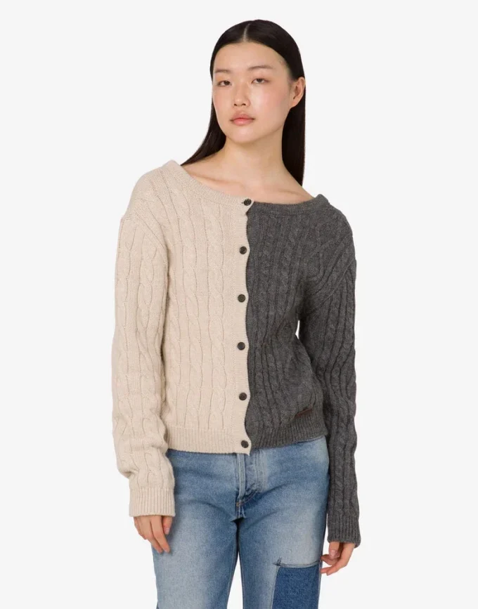 Cardigan en mélange d’alpaga Cardigan en mélange d’alpaga