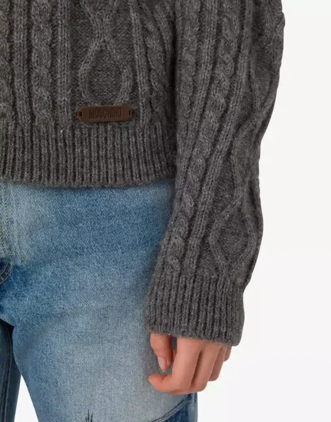 Cardigan en mélange d’alpaga Cardigan en mélange d’alpaga