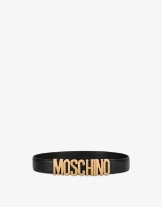 Ceinture en cuir avec logo