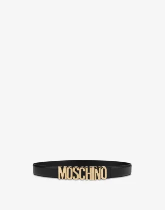 Ceinture en cuir avec logo