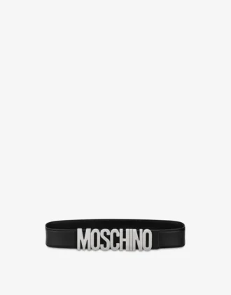Ceinture en cuir avec logo