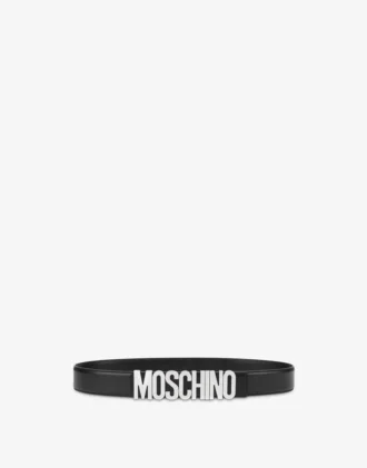 Ceinture en cuir avec logo