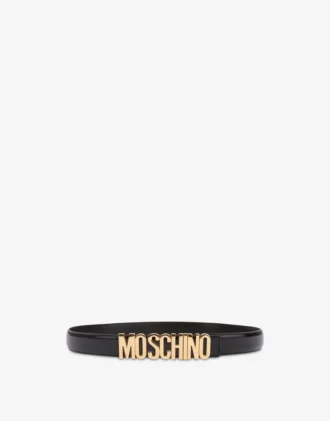 Ceinture en cuir avec logo