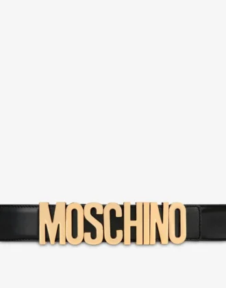 Ceinture en cuir avec logo