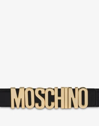 Ceinture en cuir avec logo