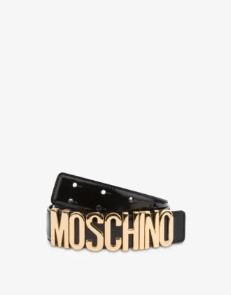 Ceinture en cuir avec logo