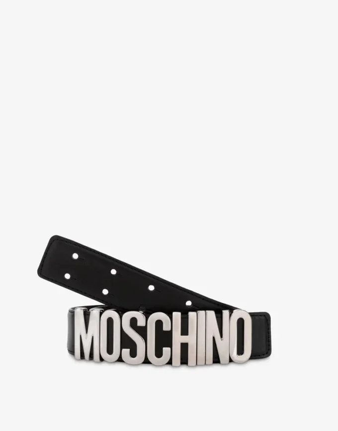 Ceinture en cuir avec logo