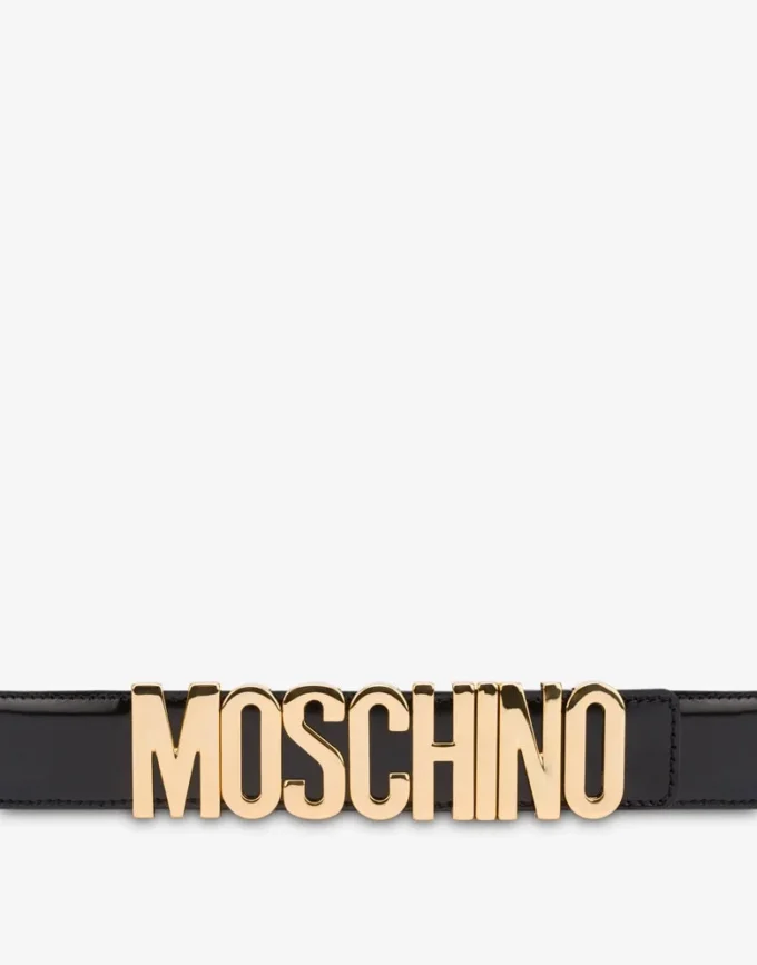 Ceinture en cuir avec logo