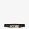 Ceinture en cuir de veau avec logo