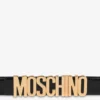 Ceinture en cuir de veau avec logo