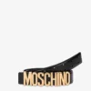 Ceinture en cuir de veau avec logo