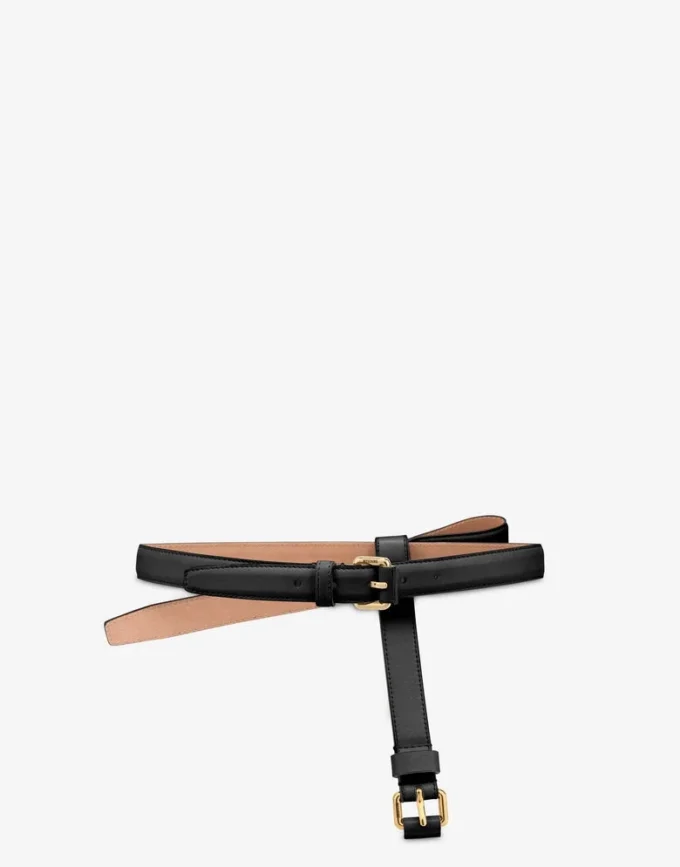 Ceinture en cuir nappa