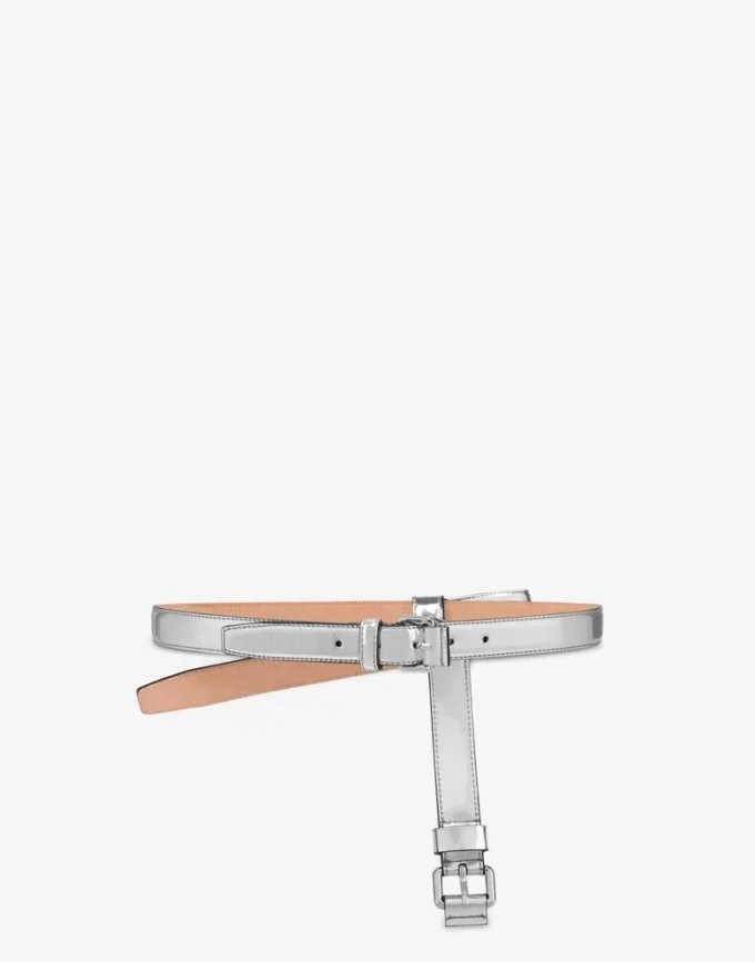 Ceinture en tissu miroir