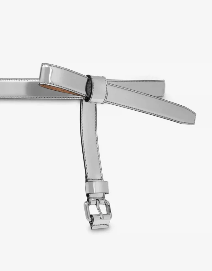 Ceinture en tissu miroir