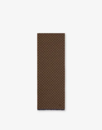 Écharpe avec motif double point d&rsquo;interrogation sur toute la surface