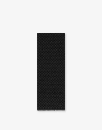 Écharpe avec motif double point d&rsquo;interrogation sur toute la surface