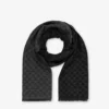 Écharpe avec motif double point d&rsquo;interrogation sur toute la surface