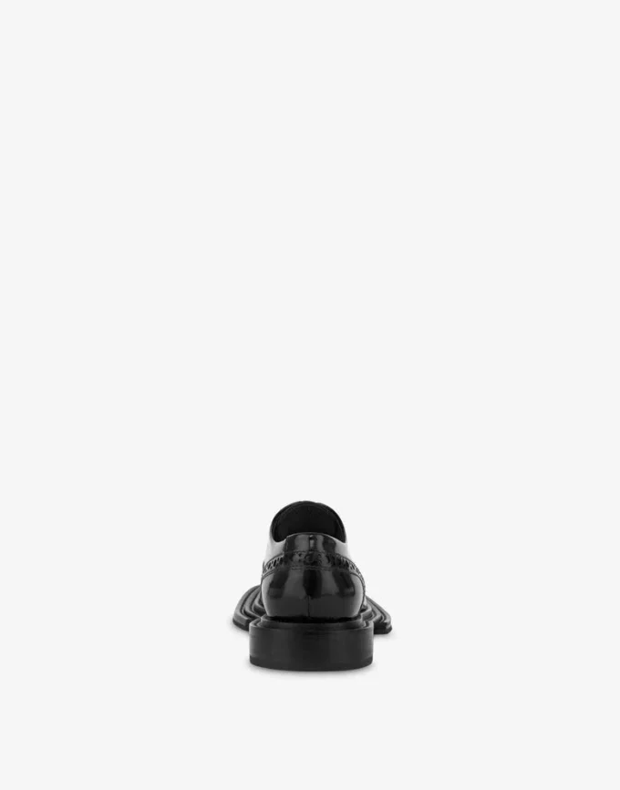 Chaussures Derby en cuir de veau brossé