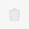 Chemise courte en popeline de coton Goose