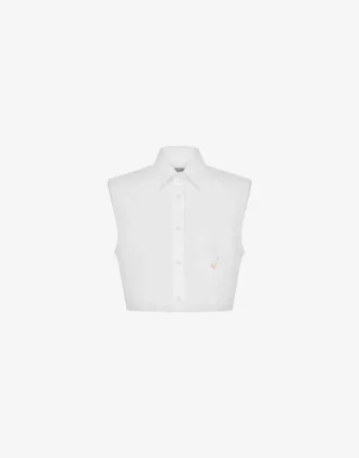 Chemise courte en popeline de coton Goose