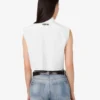 Chemise courte en popeline de coton Goose