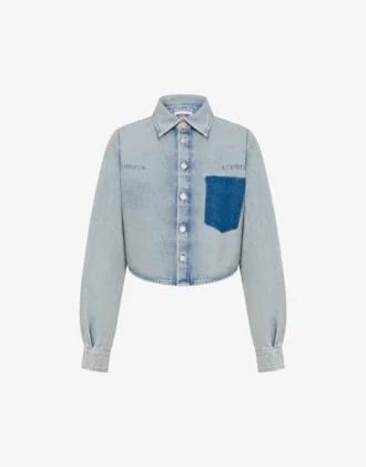 Chemise en denim de coton léger