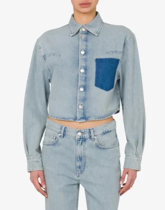 Chemise en denim de coton léger