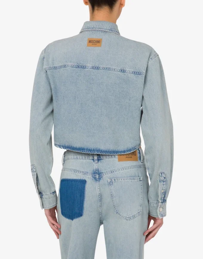 Chemise en denim de coton léger