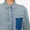 Chemise en denim de coton léger
