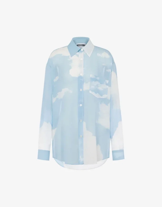 Chemise en georgette « In The Cloud » Chemise en georgette « In The Cloud »