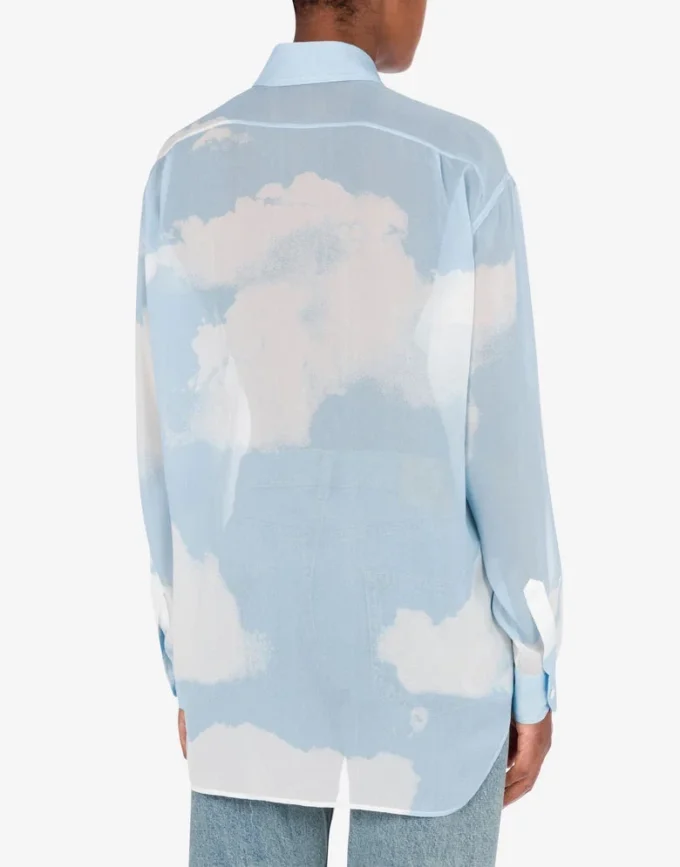 Chemise en georgette « In The Cloud » Chemise en georgette « In The Cloud »