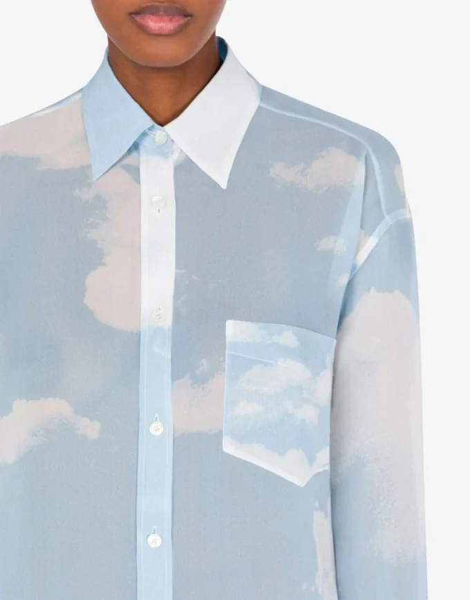 Chemise en georgette « In The Cloud » Chemise en georgette « In The Cloud »