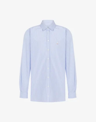 Chemise en popeline Broderie oie