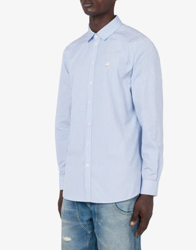 Chemise en popeline Broderie oie Chemise en popeline Broderie oie