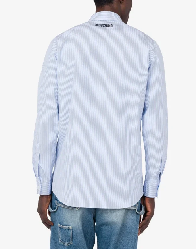 Chemise en popeline Broderie oie Chemise en popeline Broderie oie