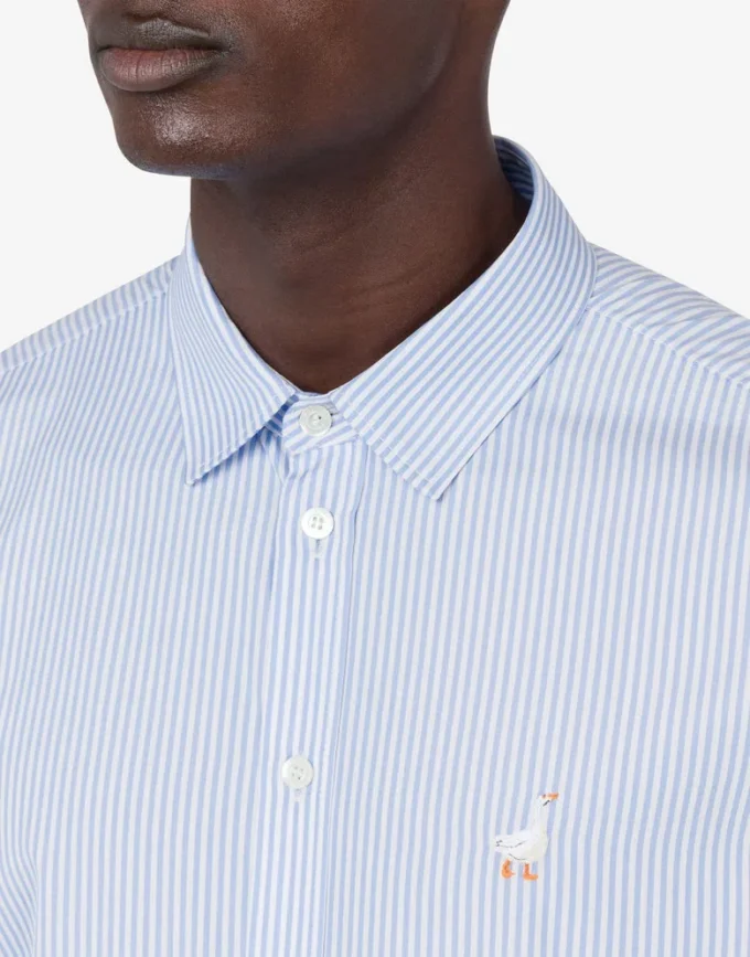 Chemise en popeline Broderie oie Chemise en popeline Broderie oie