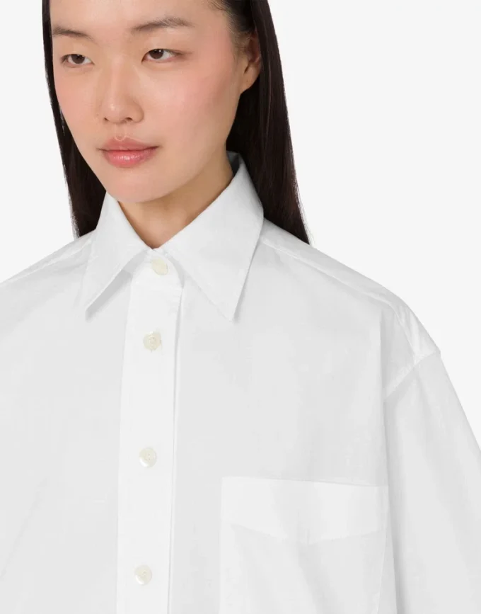 Chemise en popeline de coton