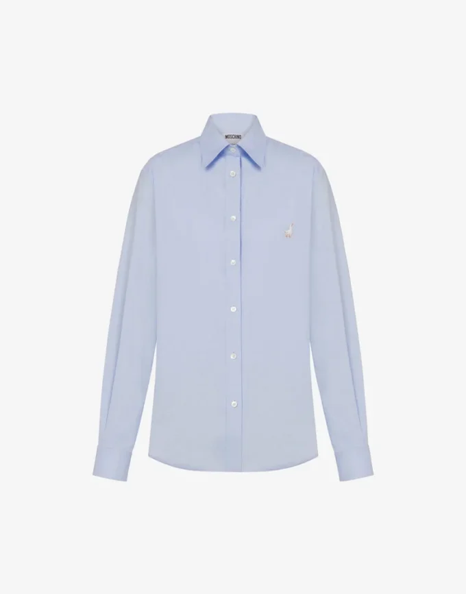 Chemise en popeline de coton Goose