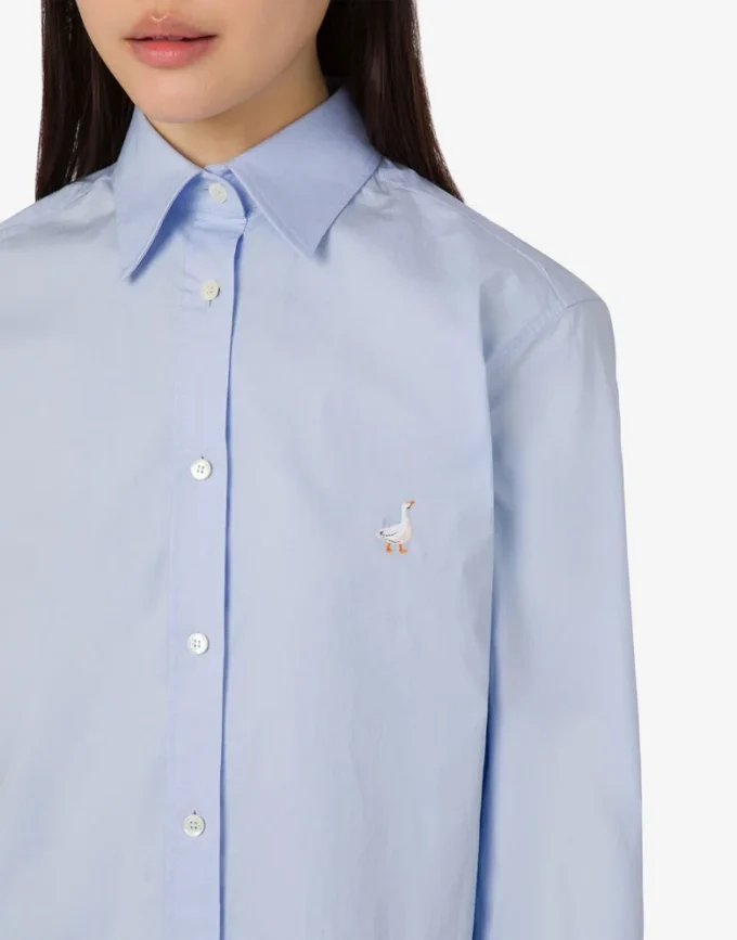 Chemise en popeline de coton Goose