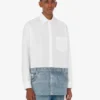 Chemise en popeline de coton imprimée Chemise en popeline de coton imprimée